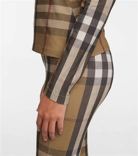 burberry print turtleneck|burberry vintage check turtleneck top.